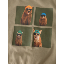 NAME IT Sweatshirt Voto Mermaid Animals